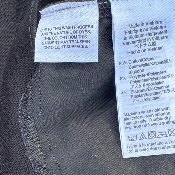 J. Crew Black Denim 9” High-Rise Tootpick  Sz 28 - Picture 7 of 10